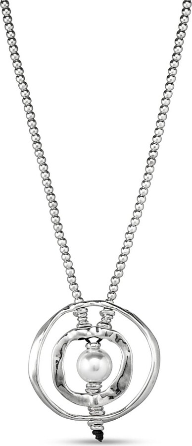 Uno de 50 UNOde50 Pearl Drop Pendant Necklace