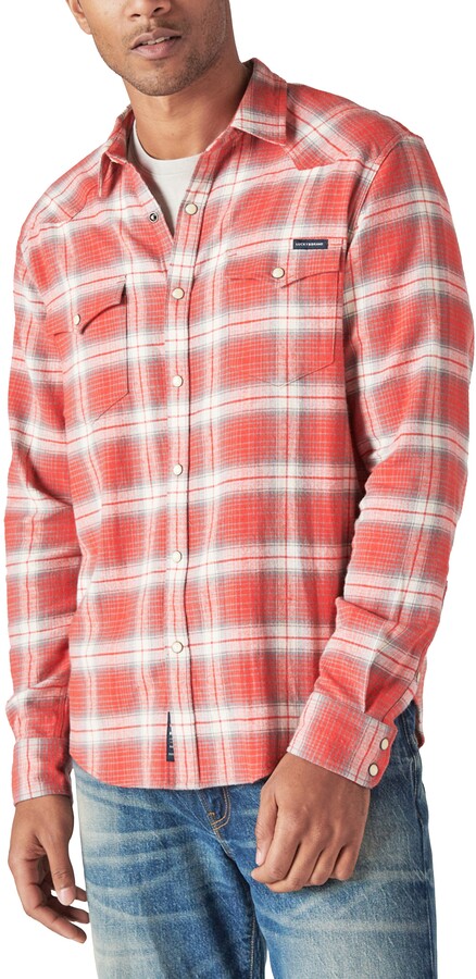 Mens Red And White Plaid Shirts | Shop the world's largest 