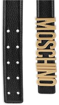 Thumbnail for your product : Moschino Logo Leather Belt