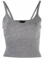 Thumbnail for your product : Alice + Olivia Ribbed-Knit Vest Top