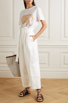 Thumbnail for your product : Bassike Space For Giants Oversized Belted Linen Pants
