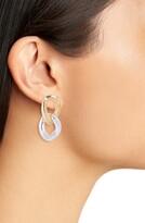 Thumbnail for your product : Karine Sultan Mixed Metal Drop Earrings
