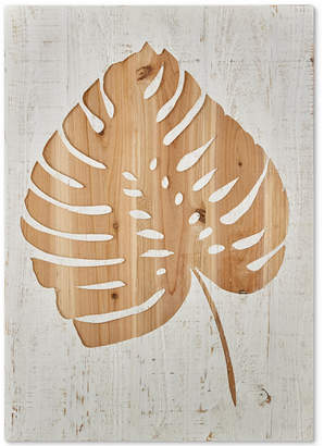 Graham & Brown Tropical Leaf Wood Panel Wall Art