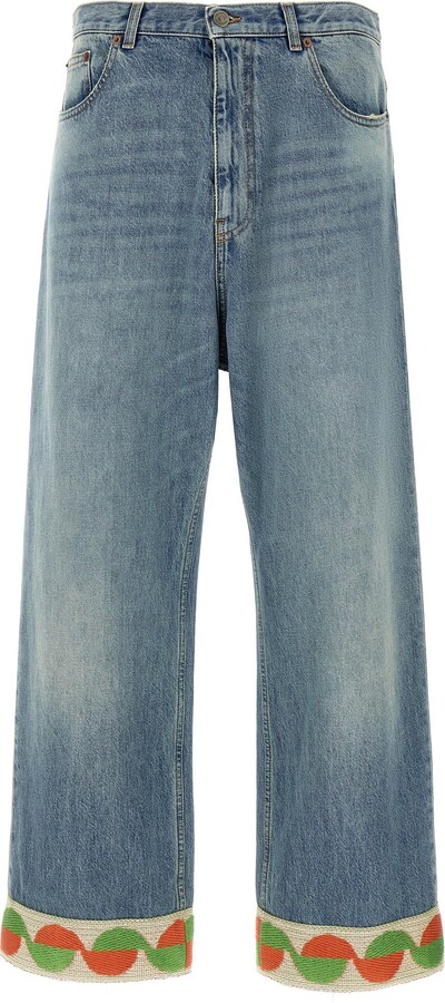 Valentino Garavani Jacquard Jeans