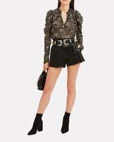 Thumbnail for your product : Veda Black Leather Shorts