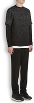 Thumbnail for your product : Public School Black wool blend trousers