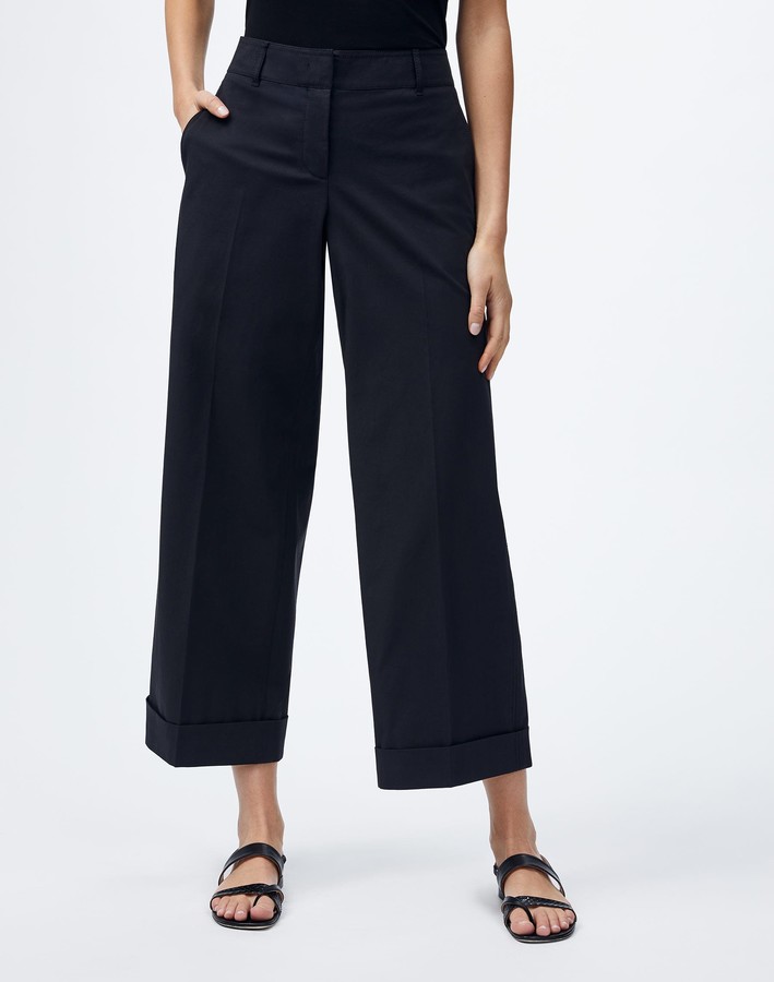 petite cuffed trousers