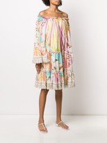 Thumbnail for your product : Blumarine Multi-Print Flared Dress