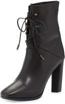 Thumbnail for your product : Diane von Furstenberg Paden Leather Lace-Up Bootie, Black