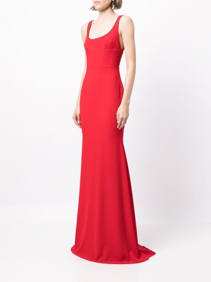Alex Perry Corsetted Fishtail Gown