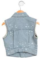 Thumbnail for your product : Ralph Lauren Girls' Distressed Denim Top w/ Tags