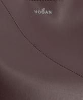 Thumbnail for your product : Hogan Plum Purple Leather Shoulder Bag