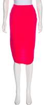 Thumbnail for your product : Lanvin Plissé Knee-Length Skirt