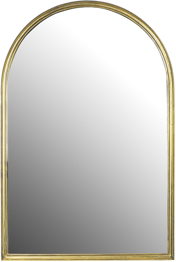 Storied Home Arched Metal Wall Mirror, Gold Antique Gold ShopStyle