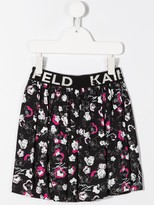 Thumbnail for your product : Karl Lagerfeld Paris Floral Shift Skirt