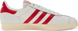 white leather gazelle mens