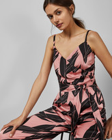 Thumbnail for your product : Ted Baker DIANTHA Sour Cherry wrap jumpsuit