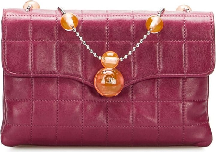 Chanel Pre Owned 2000 Choco Bar shoulder bag - ShopStyle