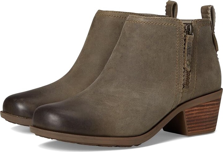 Teva ANAYA BOOTIE RR Women's Shoes Desert Taupe : 7 B - Medium, Leather