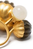 Thumbnail for your product : AKANSHA SETHI 14kt yellow gold diamond statement Cloud ring