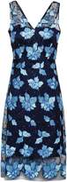 Thumbnail for your product : Elie Tahari Floral-appliqued Tulle Dress