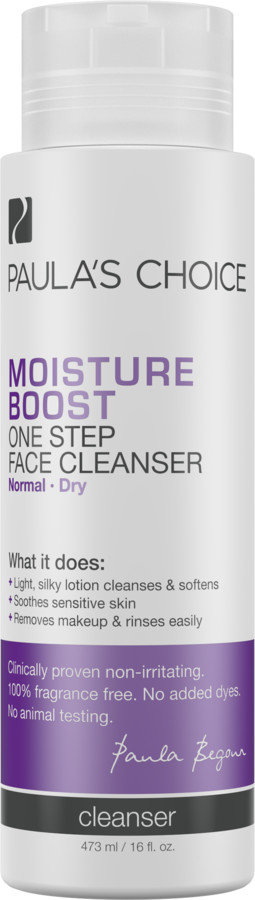 moisture boost one step face cleanser
