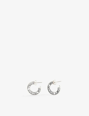 ロス発！Sterling Silver【MARTYRE】The Don't Forget Me Hoop Martyre Don't Forget Me sterling-silver hoop earrings