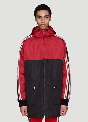 Gucci Hooded Nylon Sport Parka in Red