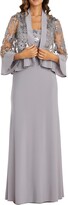 Thumbnail for your product : R & M Richards Womens 2PC Sequined Evening Dress