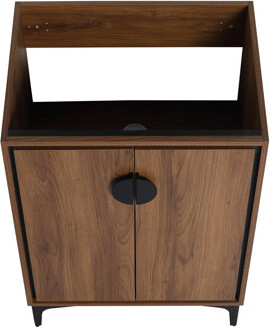 24'' Modern Bathroom Cabinet, Without Top Sink, Single Sink Vanity With 2 Doors, Engineered Wood, , Easy Installation And Service Patterns No