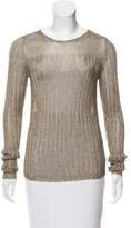Thumbnail for your product : Reed Krakoff Metallic Long Sleeve Top
