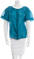 Thumbnail for your product : Chloé Silk Scoop Neck Blouse