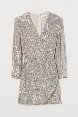 H&M Sequined playsuit