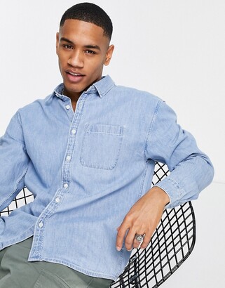 denim shirt abercrombie and fitch