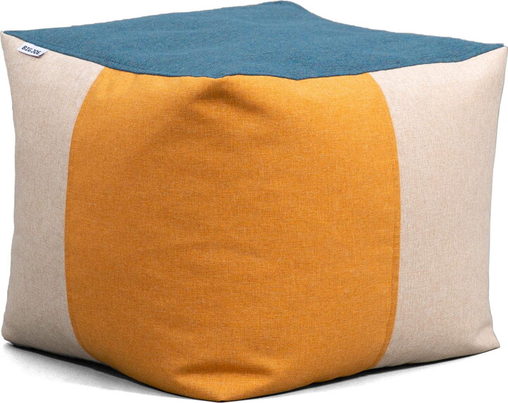 Big Joe Ottoman Weatherproof Bean Bag Footrest, Breathable Weather Resistant Fabric, 2 feet