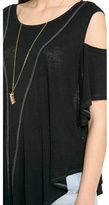 Thumbnail for your product : Free People Cold Shoulder Seamed Top