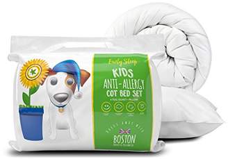 Boston Duvet & Pillow Co Anti Allergy Safer Sleep Cot Bed Set