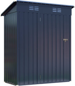 DELTA FURNITURE Metal Outdoor Storage Shed