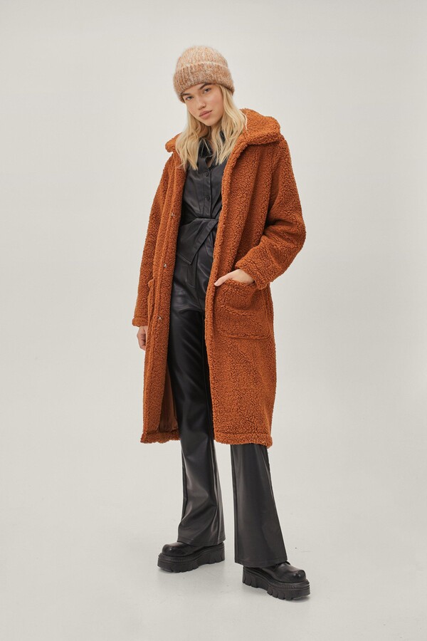 fitted maxi coat