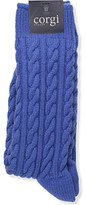 Thumbnail for your product : Corgi Cashmere chunky cable-knit socks