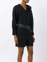 Thumbnail for your product : Chloé belted pocket playsuit