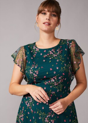 Studio 8 Aileen Floral Embroidered Dress