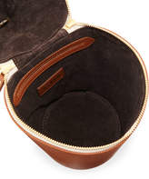 Thumbnail for your product : Staud Minnow Linen and Leather Bag