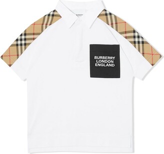 Burberry Children Check-Print Polo Shirt