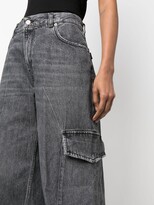 Thumbnail for your product : Haikure Bethany Cargo Marble trousers