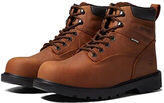 Details about   W02252 Men's Wolverine Brown Steel Toe Leather Boot 11.5 M 