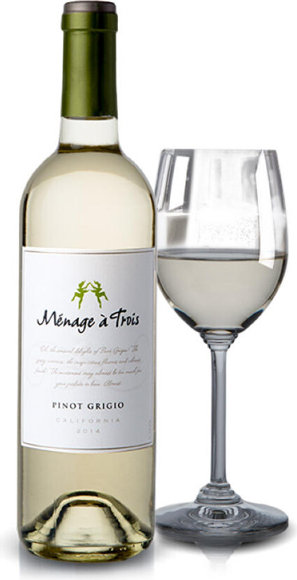 Menage a Trois Limelight Pinot Grigio White Wine 750 ml