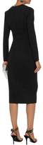 Thumbnail for your product : Cushnie Paola Button-embellished Stretch-crepe Dress