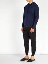 Thumbnail for your product : Polo Ralph Lauren Hooded Cotton Pyjama Top - Mens - Navy