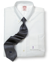Thumbnail for your product : Brooks Brothers New York University All-Cotton Non-Iron BrooksCool® Regular Fit Dress Shirt